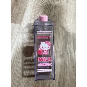 Hello Kitty Strawberry Milk Carton Water Bottle
